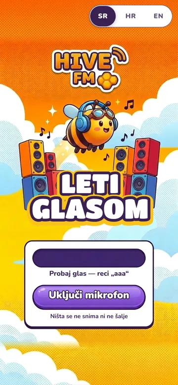 Igra glasom HIVE FM — Leti glasom