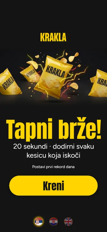 Igra KRAKLA — Tapni brže!